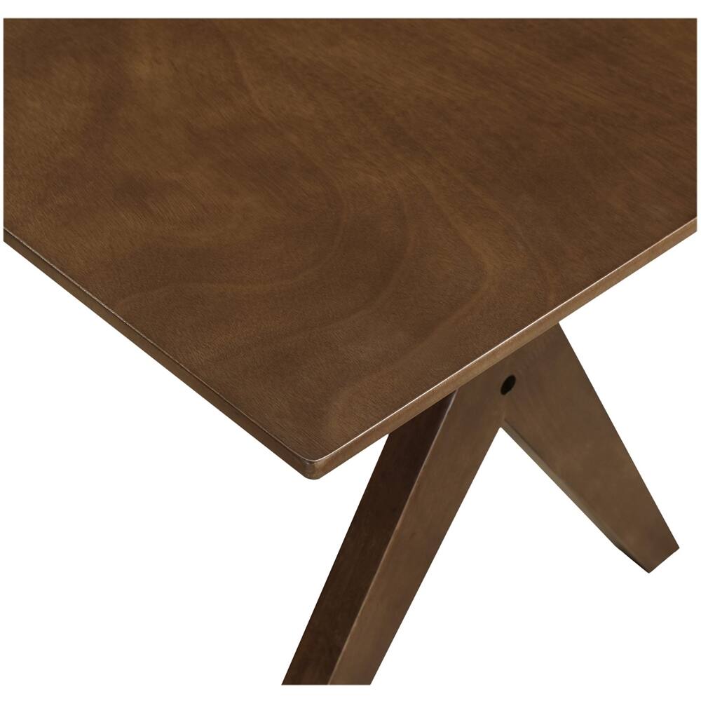 Alt View 13. Adore Decor - Lukas Rectangular Mid-Century Modern Wood Coffee Table - Warm Brown.