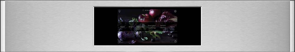 Alt View 1. Monogram - Statement Collection 30" Built-In Double Electric Convection Wall Oven - Stainless Steel.