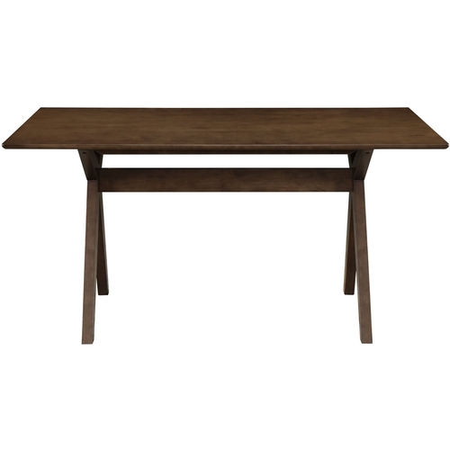 Adore Decor - Lukas Rectangular Mid-Century Modern Wood Table - Warm Brown