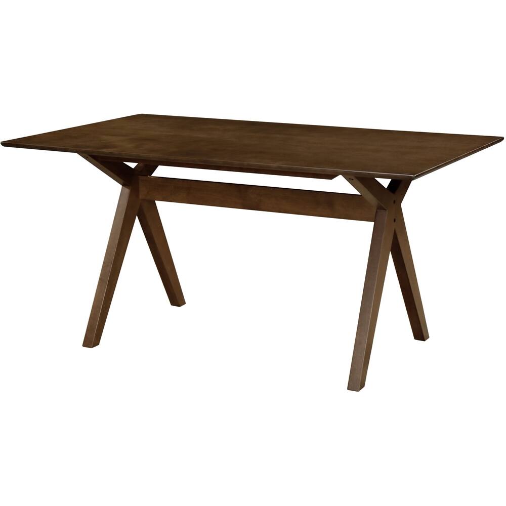 Alt View 11. Adore Decor - Lukas Rectangular Mid-Century Modern Wood Table - Warm Brown.