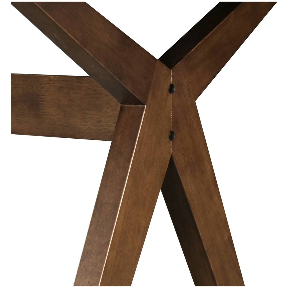 Alt View 12. Adore Decor - Lukas Rectangular Mid-Century Modern Wood Table - Warm Brown.