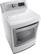 Alt View Standard 2. LG - 7.3 Cu. Ft. 14-Cycle Ultralarge-Capacity Steam Gas Dryer - White.