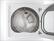 Alt View Standard 4. LG - 7.3 Cu. Ft. 14-Cycle Ultralarge-Capacity Steam Gas Dryer - White.