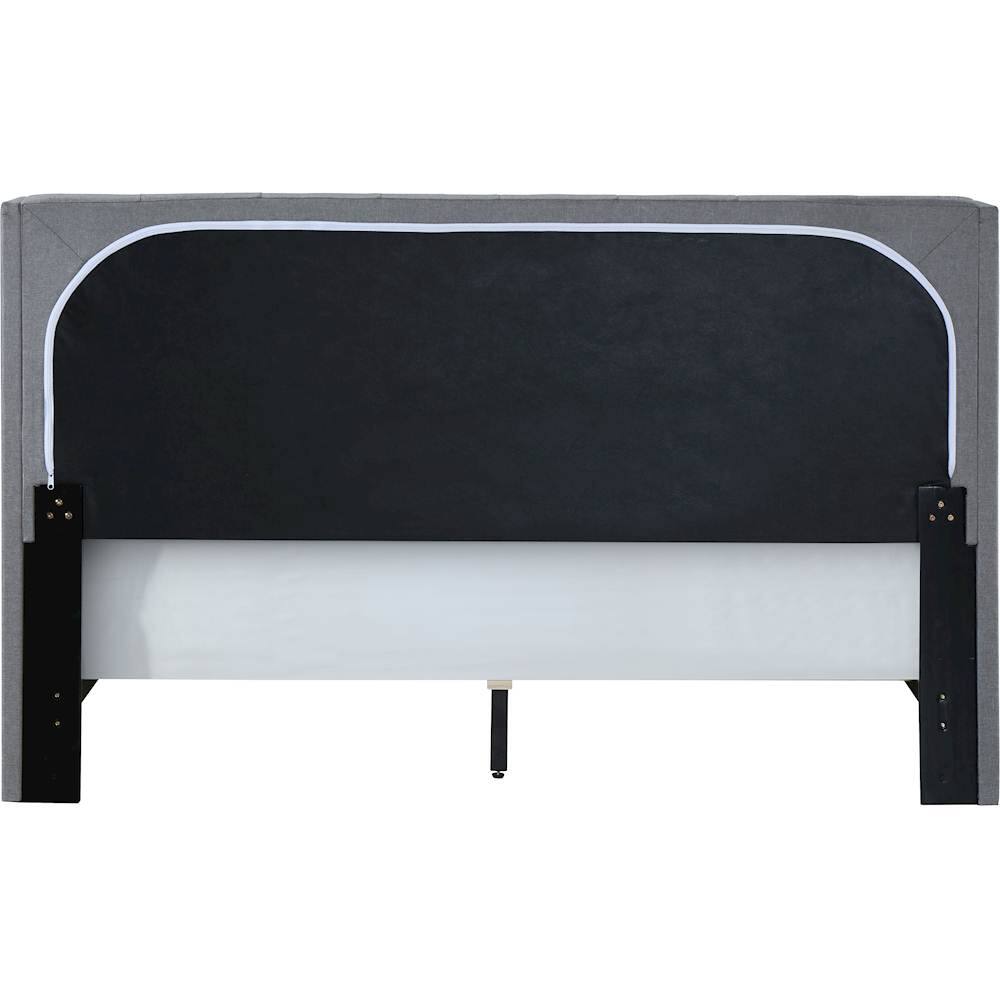 Alt View 14. Finch - Adler Fabric 66.5" Queen Platform Bed - Gray.