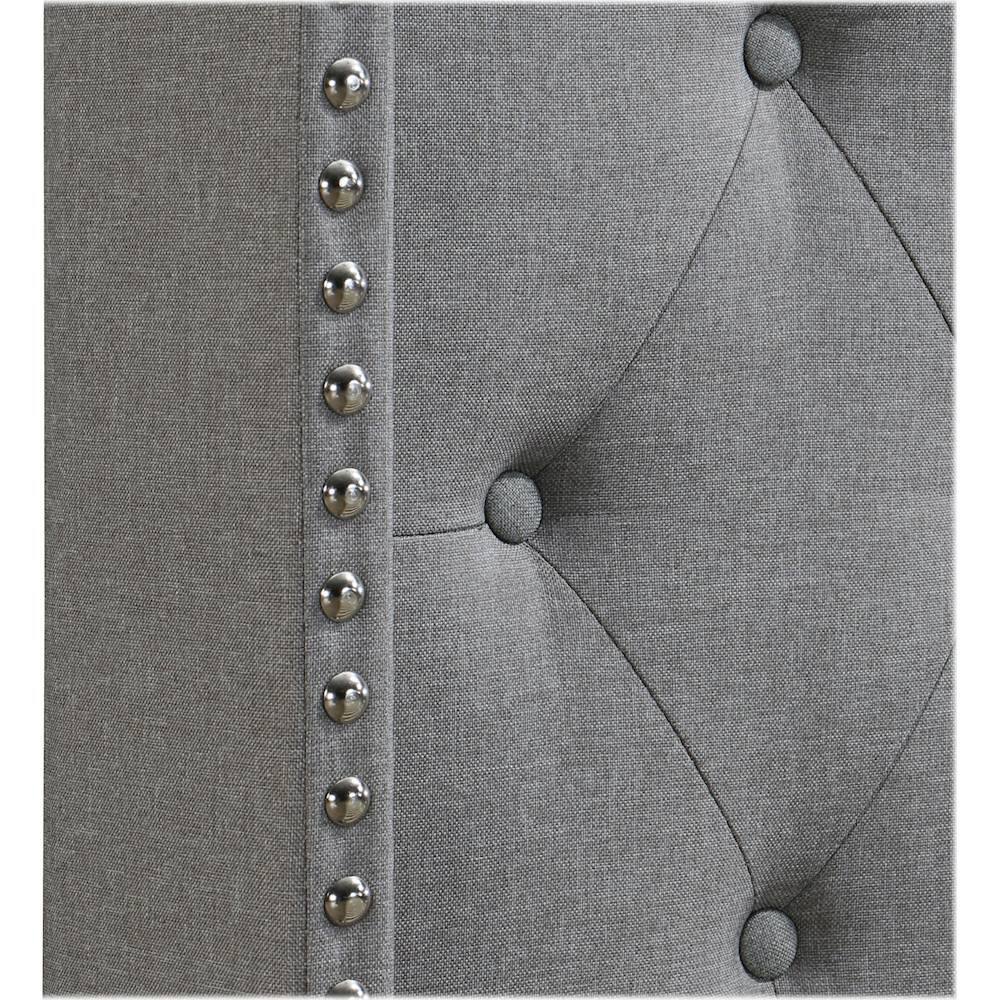 Alt View 17. Finch - Adler Fabric 66.5" Queen Platform Bed - Gray.