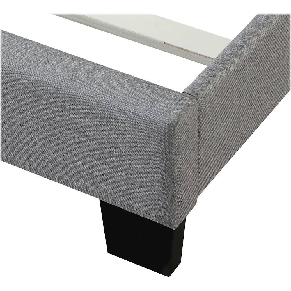 Alt View 18. Finch - Adler Fabric 66.5" Queen Platform Bed - Gray.
