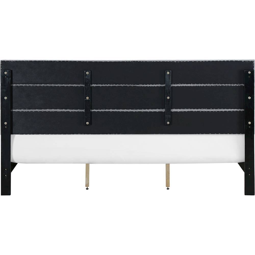 Alt View 16. Click Decor - Hudson Fabric 78.9" King Platform Bed - Gray.