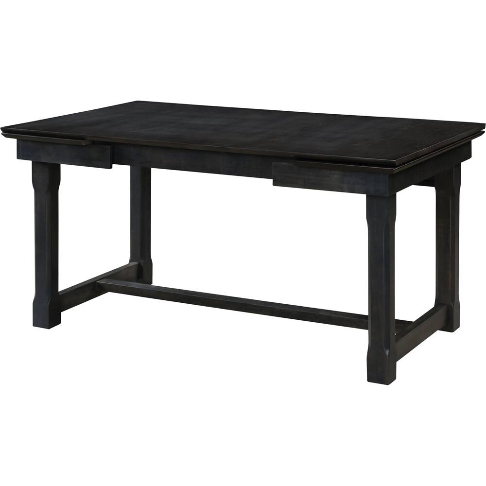 Alt View 11. Finch - Ludlow Rectangular Rustic Farmhouse Wood/Rubber Table - Farmhouse Black.