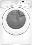 Front. Whirlpool - Duet 7.4 Cu. Ft. 6-Cycle Electric Dryer - White.