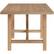Angle. Finch - Grant Rectangular Modern Farmhouse Rubberwood Table - Rustic Beige.