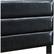 Alt View 13. Click Decor - Hudson Faux Leather 78.9" King Platform Bed - Black.