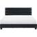 Alt View 15. Click Decor - Hudson Faux Leather 78.9" King Platform Bed - Black.