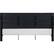 Alt View 18. Click Decor - Hudson Faux Leather 78.9" King Platform Bed - Black.