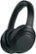 Angle. Sony - WH1000XM4 Wireless Noise-Cancelling Over-the-Ear Headphones - Black.