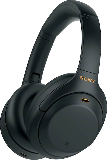 Sony WH1000XM4 Wireless Noise-Cancelling Over-the-Ear Headphones Black  WH1000XM4/B - Best Buy