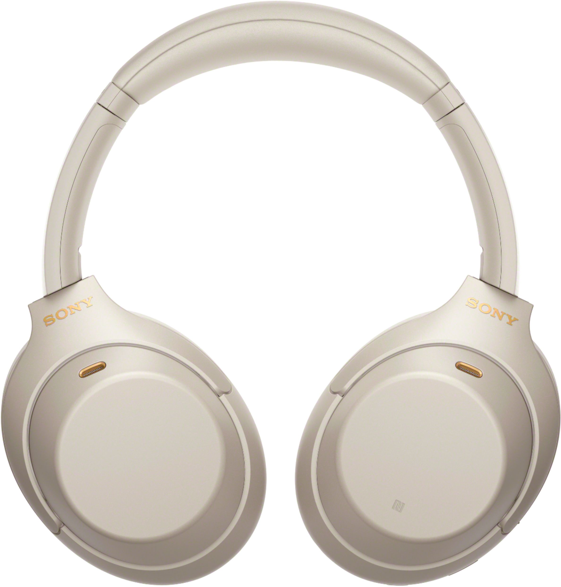 Sony WH1000XM4 Wireless Noise-Cancelling Over-the-Ear Headphones Silver  WH1000XM4/S - Best Buy