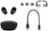 Alt View 18. Sony - WF-SP800N True Wireless Noise-Cancelling In-Ear Headphones - Black.