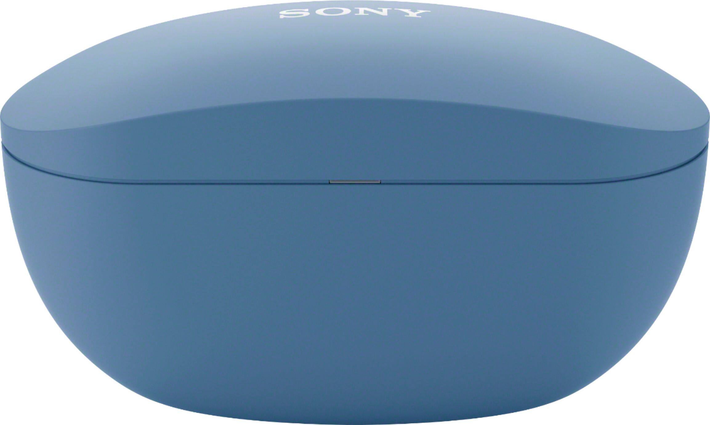 Alt View 11. Sony - WF-SP800N True Wireless Noise-Cancelling In-Ear Headphones - Blue.