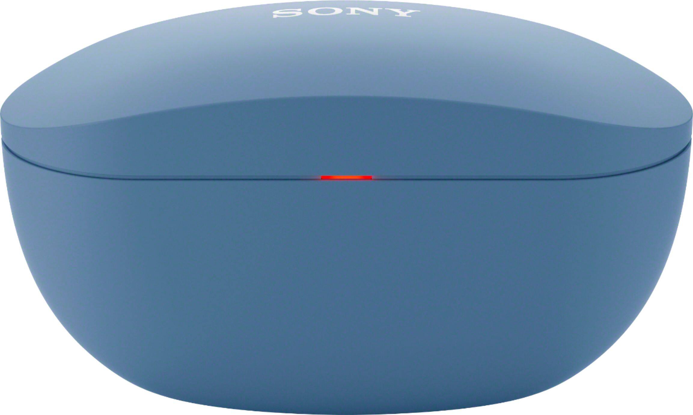 Alt View 12. Sony - WF-SP800N True Wireless Noise-Cancelling In-Ear Headphones - Blue.