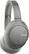 Front. Sony - WH-CH710N Wireless Noise-Cancelling Over-the-Ear Headphones - Gray.