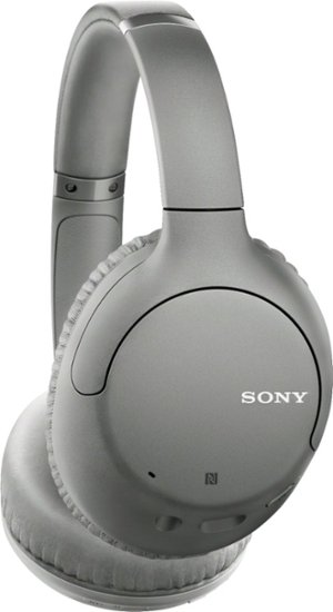 Sony - WH-CH710N Wireless Noise-Cancelling Over-the-Ear Headphones - Gray