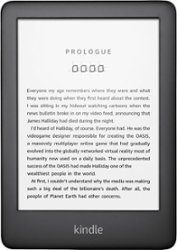 Amazon - Kindle - 6" - 8GB - with a built-in front light - 2019 - Black - Front_Zoom