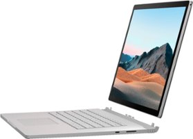 Microsoft - Surface Book 3 15" Touch-Screen PixelSense - 2-in-1 Laptop - Intel Core i7 - 32GB Memory - 1TB SSD - Platinum - Front_Zoom