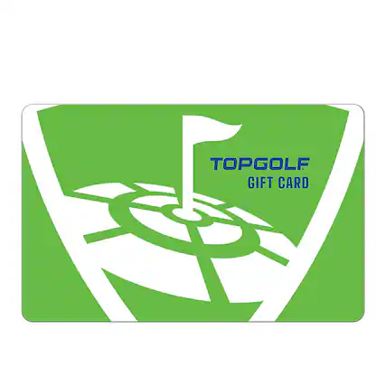 Front. Topgolf - $50 Gift Card.