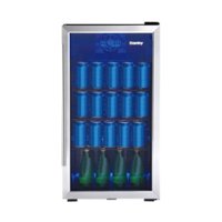 Danby - 117-Can Beverage Cooler - Stainless steel - Front_Zoom