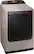 Angle. Samsung - 7.4 Cu. Ft. Electric Dryer with 10 Cycles and Sensor Dry - Champagne.