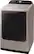 Left. Samsung - 7.4 Cu. Ft. Electric Dryer with 10 Cycles and Sensor Dry - Champagne.
