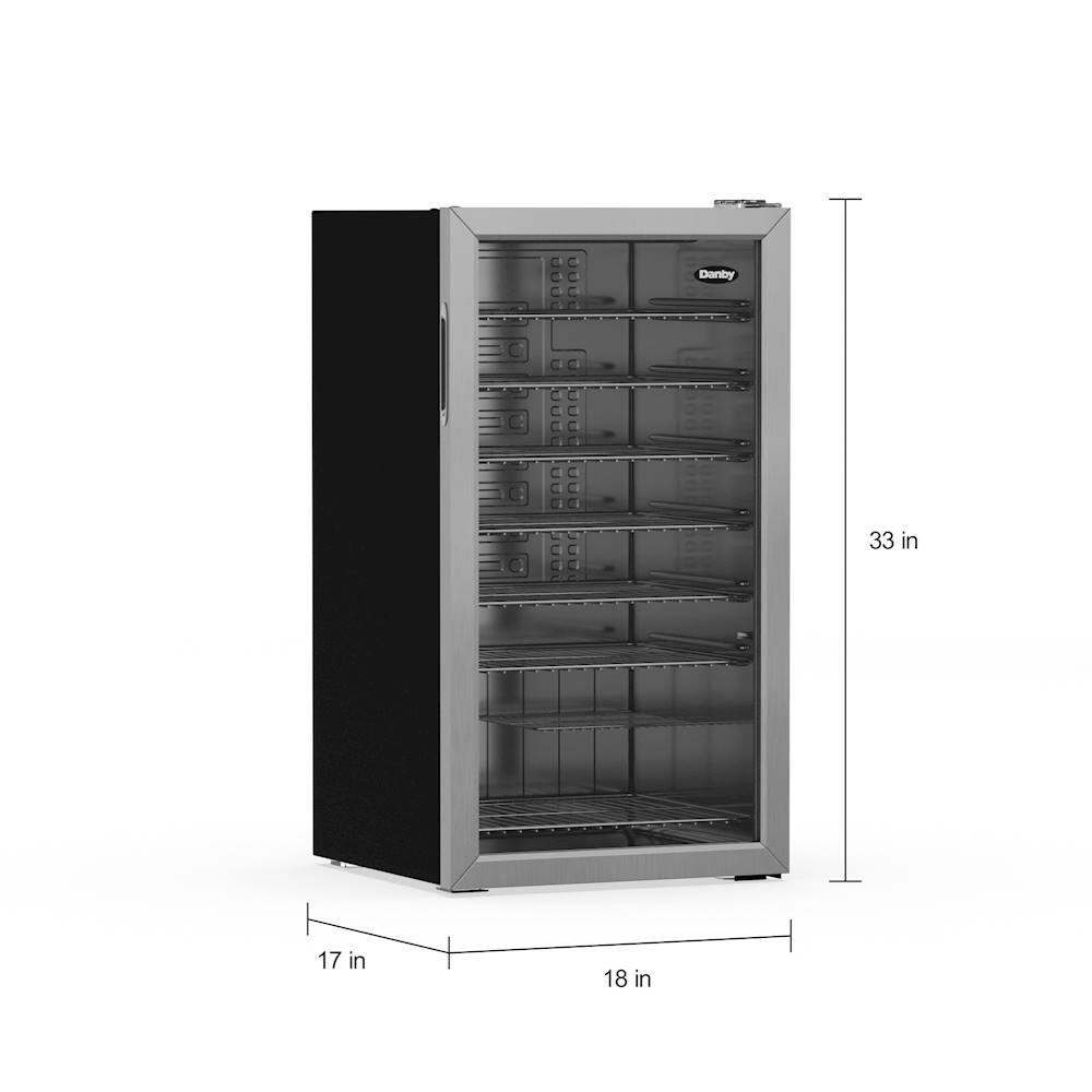 Alt View 17. Danby - 36-Bottle Wine Cooler - Stainless Steel.