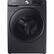 Front. Samsung - 4.5 Cu. Ft. 10-Cycle High-Efficiency Front-Loading Washer with Steam - Black Stainless Steel.