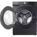 Alt View 11. Samsung - 4.5 Cu. Ft. 10-Cycle High-Efficiency Front-Loading Washer with Steam - Black Stainless Steel.