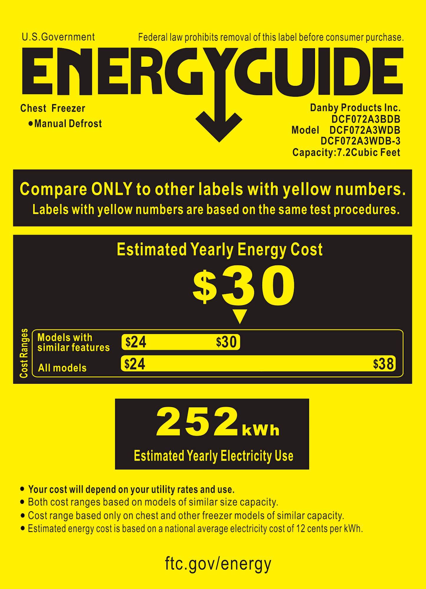 Danby 7.2 cu. Ft. Chest Freezer White DCF072A3WDB6 Best Buy
