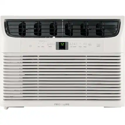 Angle. Frigidaire - Energy Star 550 sq ft Window-Mounted Compact Air Conditioner - White.