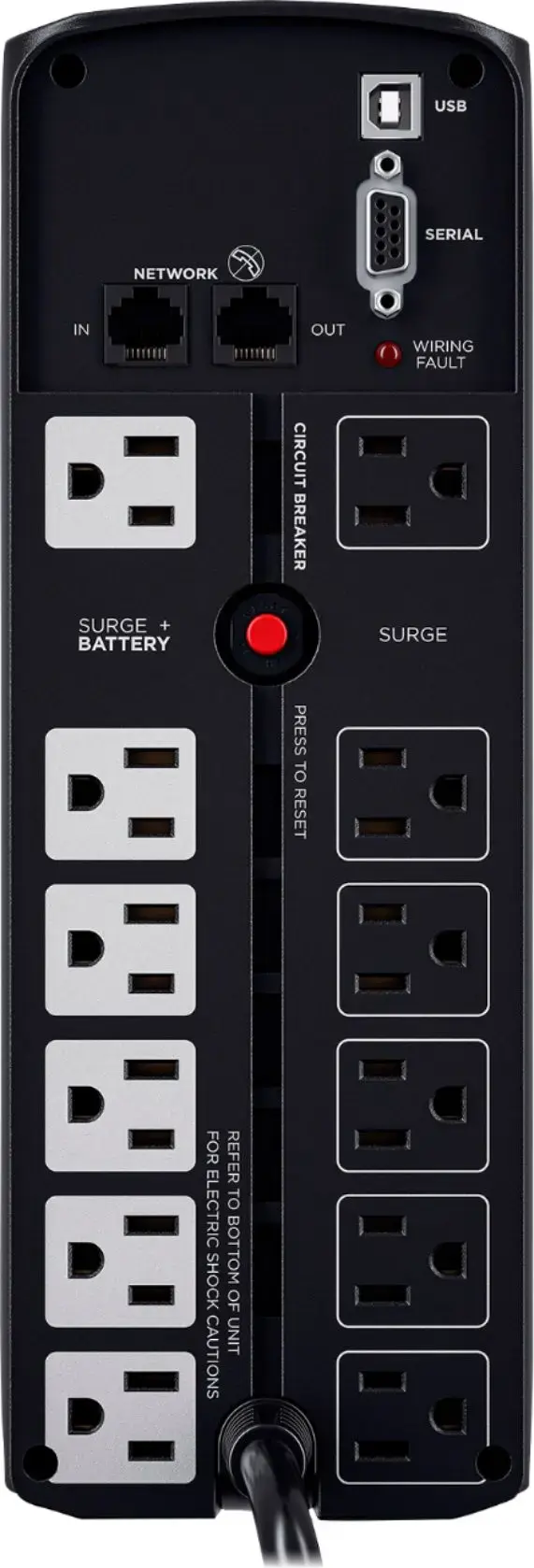 CyberPower 1500VA Sine Wave Battery Back Up System Black GX1500U - Best Buy