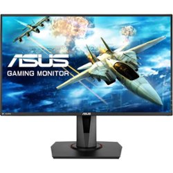 ASUS - VG278QR 27" Full HD Widescreen FreeSync and G-SYNC Compatible Gaming Monitor (DVI, HDMI, DisplayPort) - Black - Front_Zoom