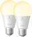 Front. Sengled - Smart A19 LED 60W Bulbs Wi-Fi Works with Amazon Alexa & Google Assistant (2-Pack) - Soft White.