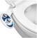Alt View 13. Luxe - Neo 120 Non-Electric Self-Cleaning Nozzle Universal Fit Bidet Toilet Attachment - Blue.