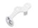 Angle Zoom. Luxe - Neo 320 Non-Electric Self-Cleaning Nozzle Universal Fit Bidet Toilet Attachment w/Warm Water - White.