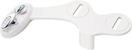 Luxe - Neo 320 Non-Electric Self-Cleaning Nozzle Universal Fit Bidet Toilet Attachment w/Warm Water - White was $89.99 now $54.99 (39.0% off)