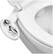 Alt View 14. Luxe - Neo 320 Non-Electric Self-Cleaning Nozzle Universal Fit Bidet Toilet Attachment w/Warm Water - White.