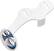 Angle. Luxe - Neo 320 Non-Electric Self-Cleaning Nozzle Universal Fit Bidet Toilet Attachment w/Warm Water - Blue.