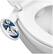 Alt View 13. Luxe - Neo 320 Non-Electric Self-Cleaning Nozzle Universal Fit Bidet Toilet Attachment w/Warm Water - Blue.