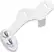 Angle. Luxe - Neo 120 Non-Electric Self-Cleaning Nozzle Universal Fit Bidet Toilet Attachment - White.