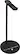 Angle. Alienware - Gaming Headset Stand - Black.