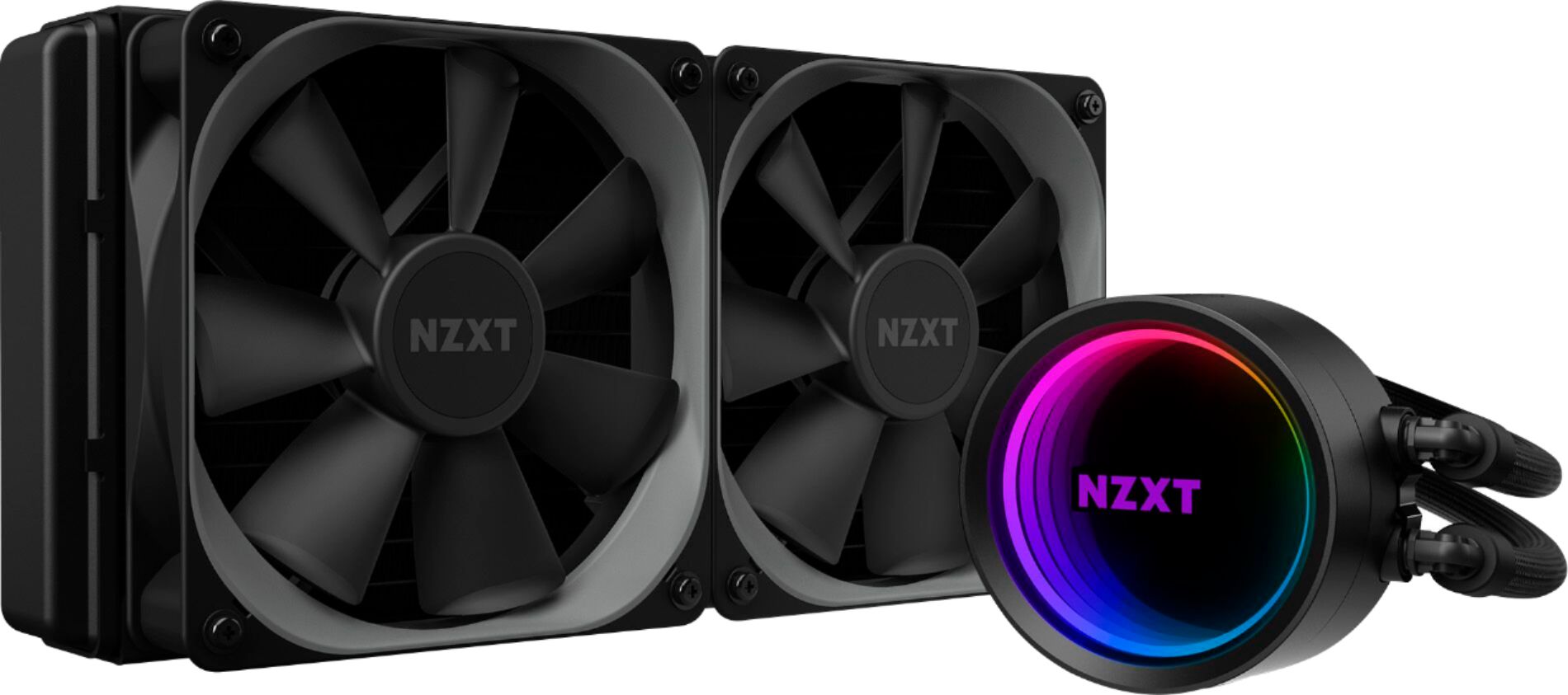 NZXT Kraken X53 RGB All-in-one 240mm Radiator CPU Liquid Cooling System Black KRAKEN X53 - Best Buy