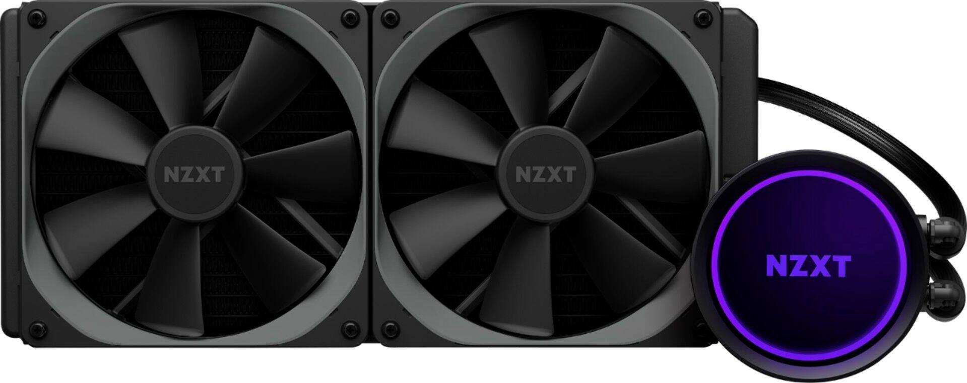 Alt View 20. NZXT - Kraken X63 280mm RGB All-in-one Liquid CPU Cooler - Black.