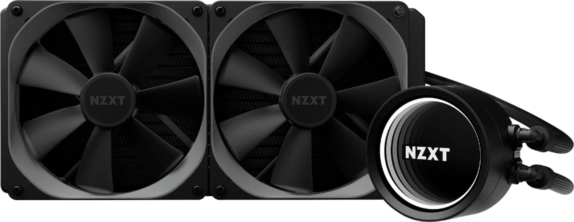 Alt View 23. NZXT - Kraken X63 280mm RGB All-in-one Liquid CPU Cooler - Black.